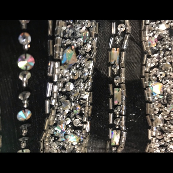 JVN By Jovani Beaded Two Piece Prom Formal Dress - Picture 4 of 7